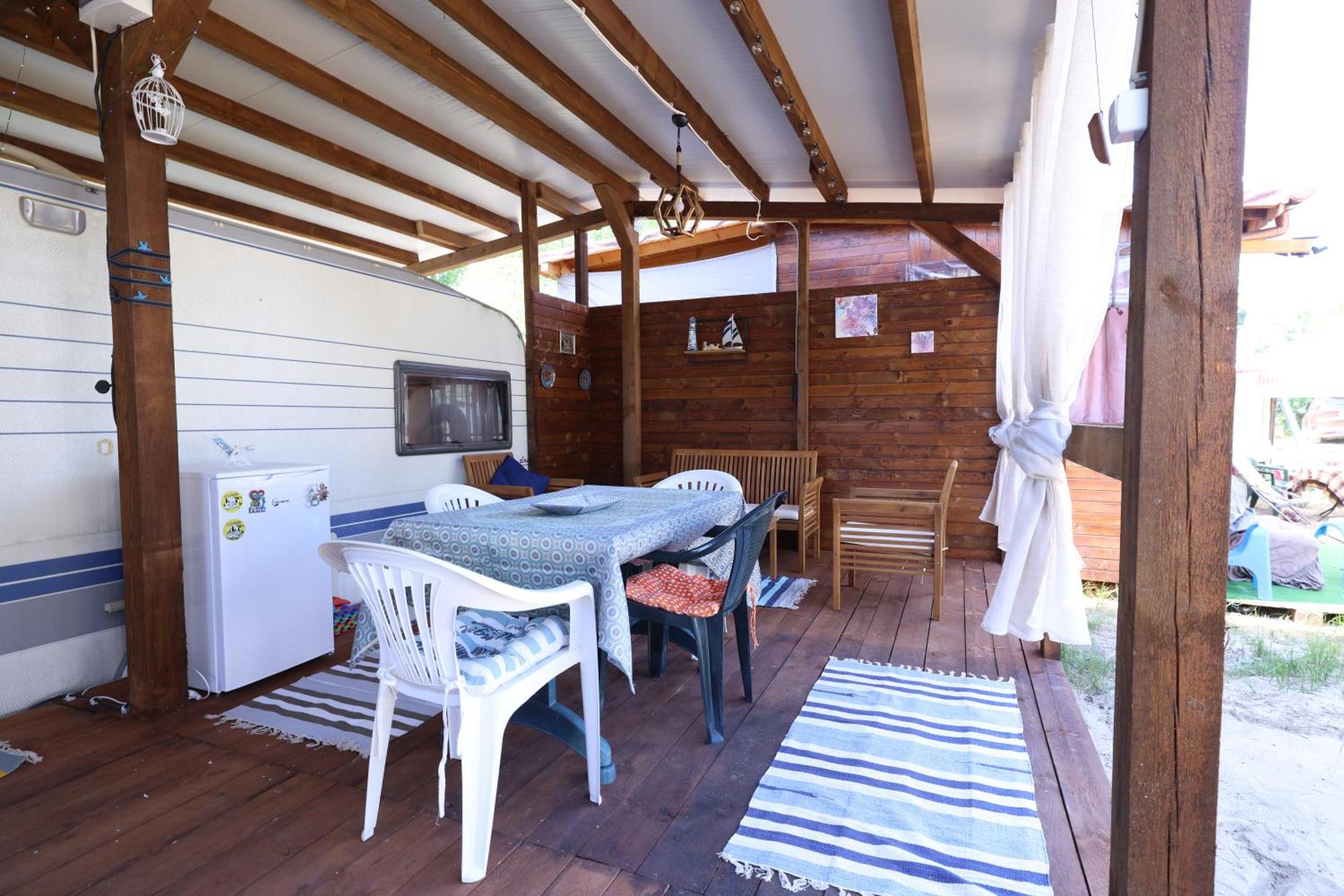 Sea Caravan On The Beach Kiten  Εξωτερικό φωτογραφία